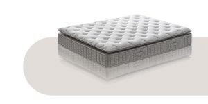 BRIA LINE Saltea (Kn) cu sistem de arcuri Pocket 7 zone, țesătură ecologică din fire reciclate și bază antiderapantă, înălțime 33 cm.