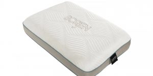 Perna BORJEN cu minerale de bor și spumă cu memorie perforată pentru susținere cervicală și ventilație optimă.