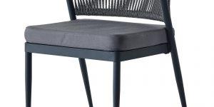 Scaun gradina FIOREN ultra-ușor, design compact ergonomic, disponibil în diverse culori, rezistent la UV pentru terase și balcon.
